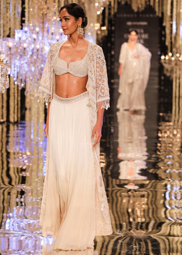 Ivory-Nude Crystal 3 Piece Set