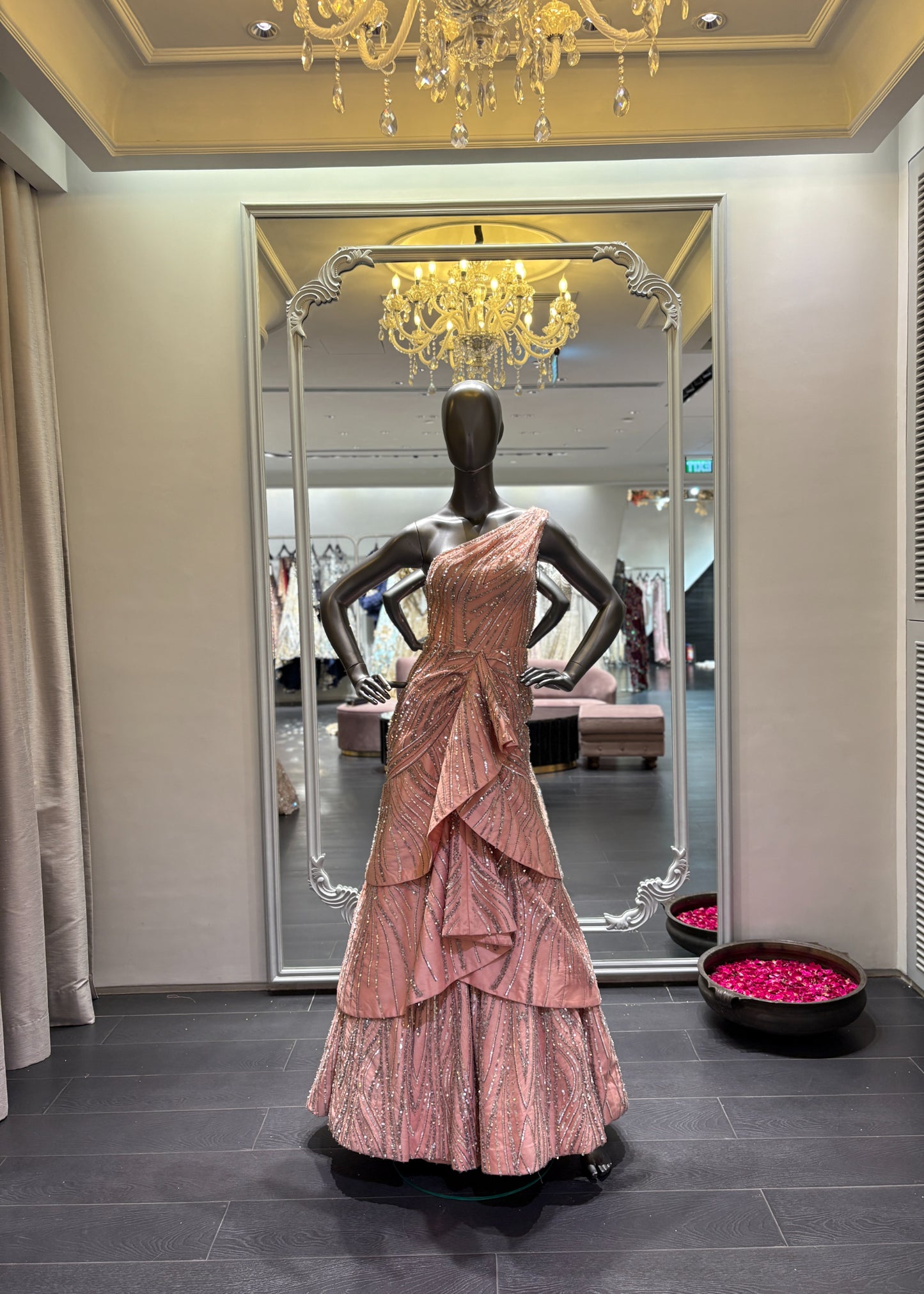 Peach Gown