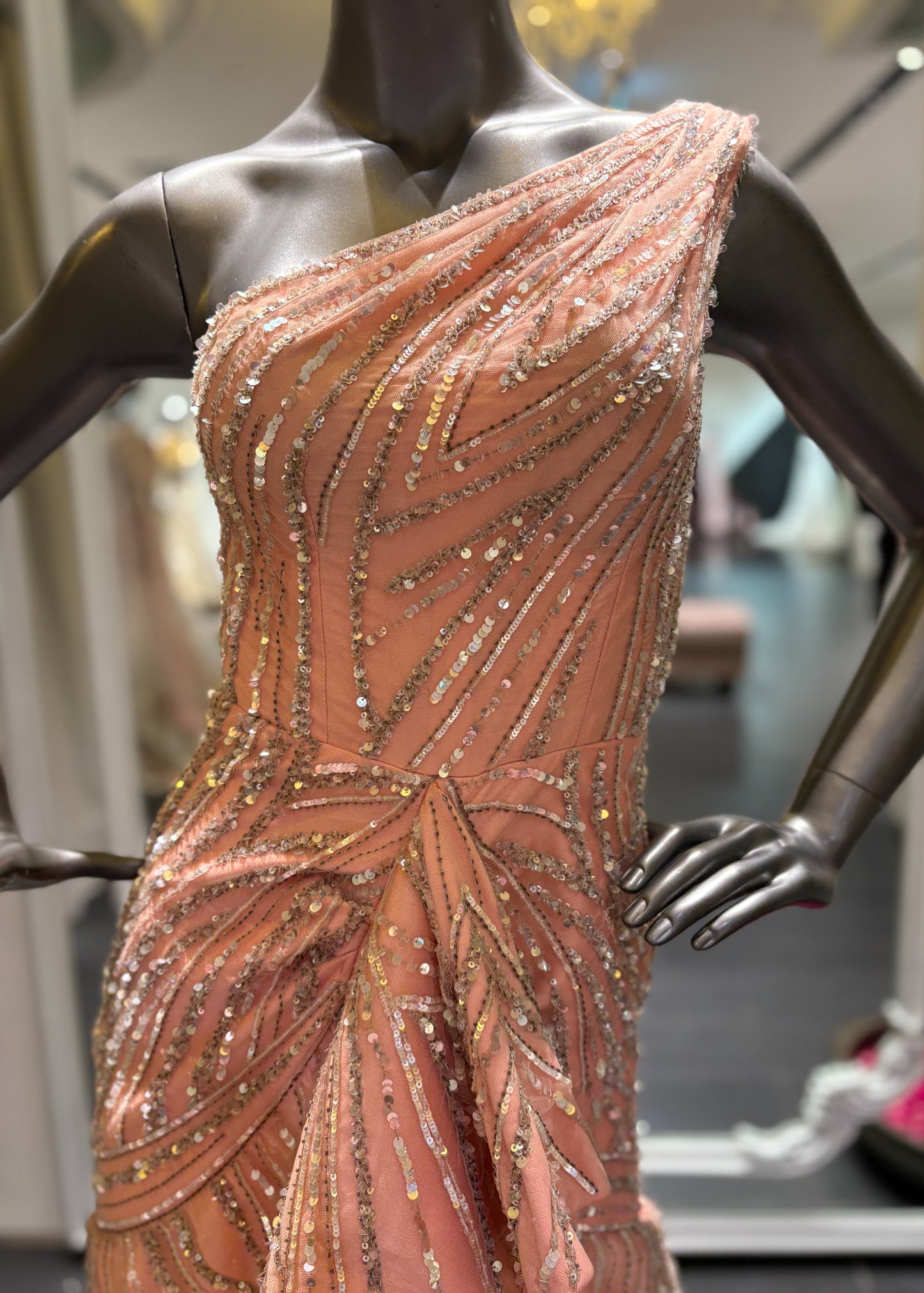 Peach Gown