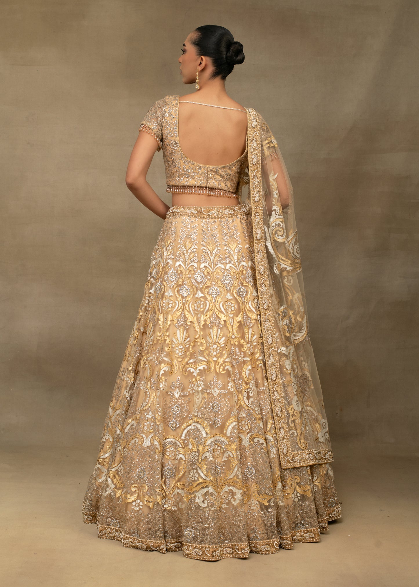 Gold Tassle Lehenga Set
