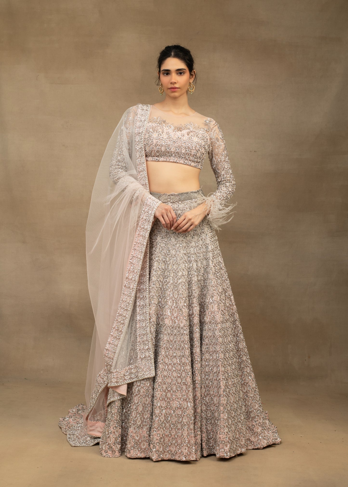 Baby Pink Lehenga Set