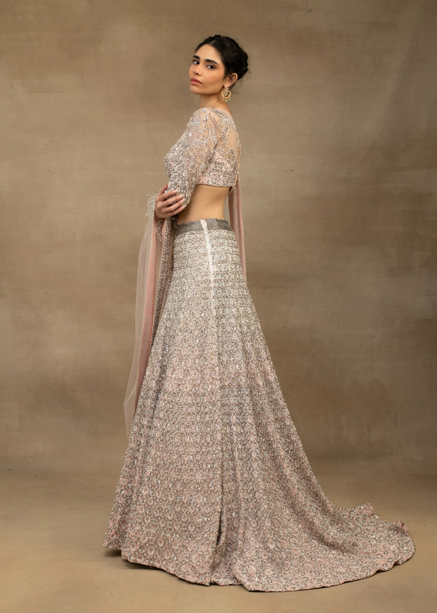Baby Pink Lehenga Set
