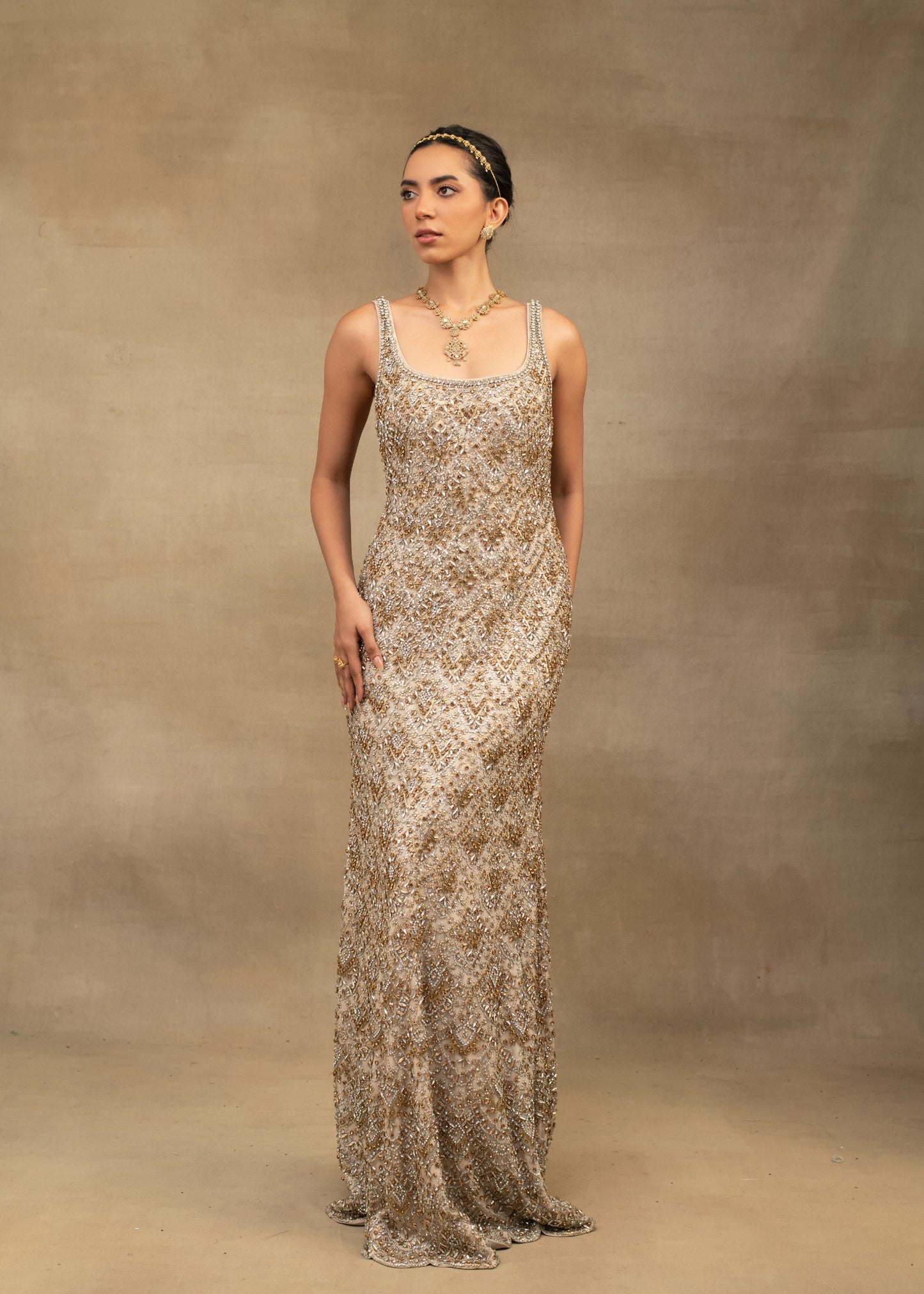 Gold and Silver Gown