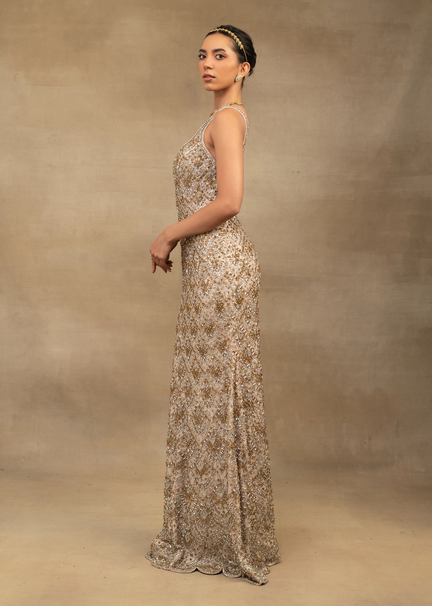 Gold and Silver Gown