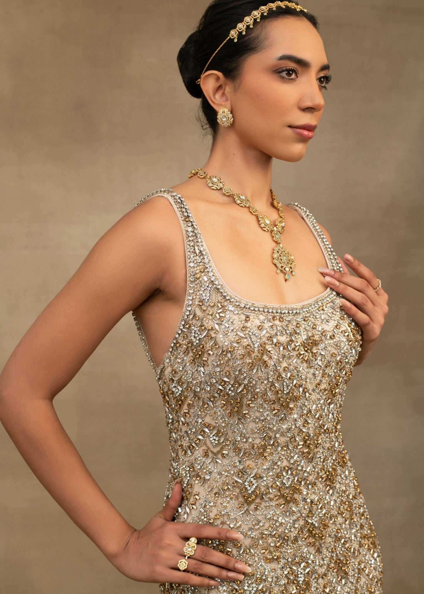 Gold and Silver Gown