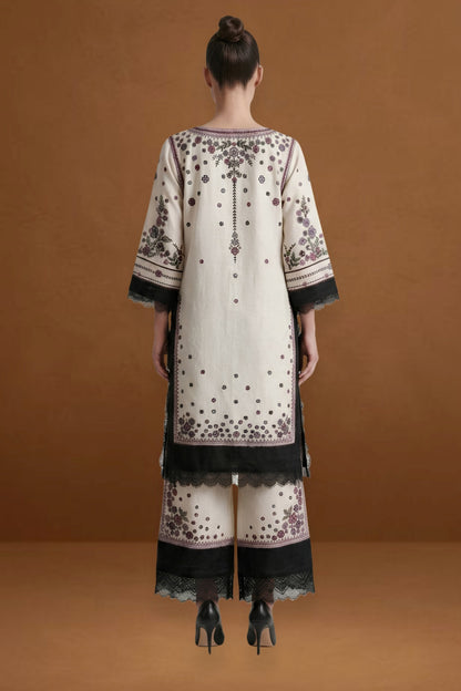 Embroidered Chanderi Trousers