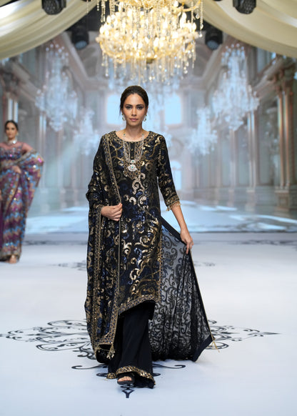 Midnight Sheeting Kurta Set