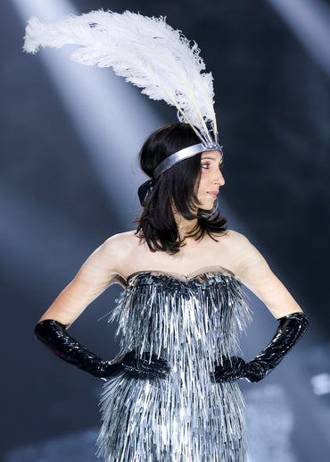 Fringe Embellished Gown