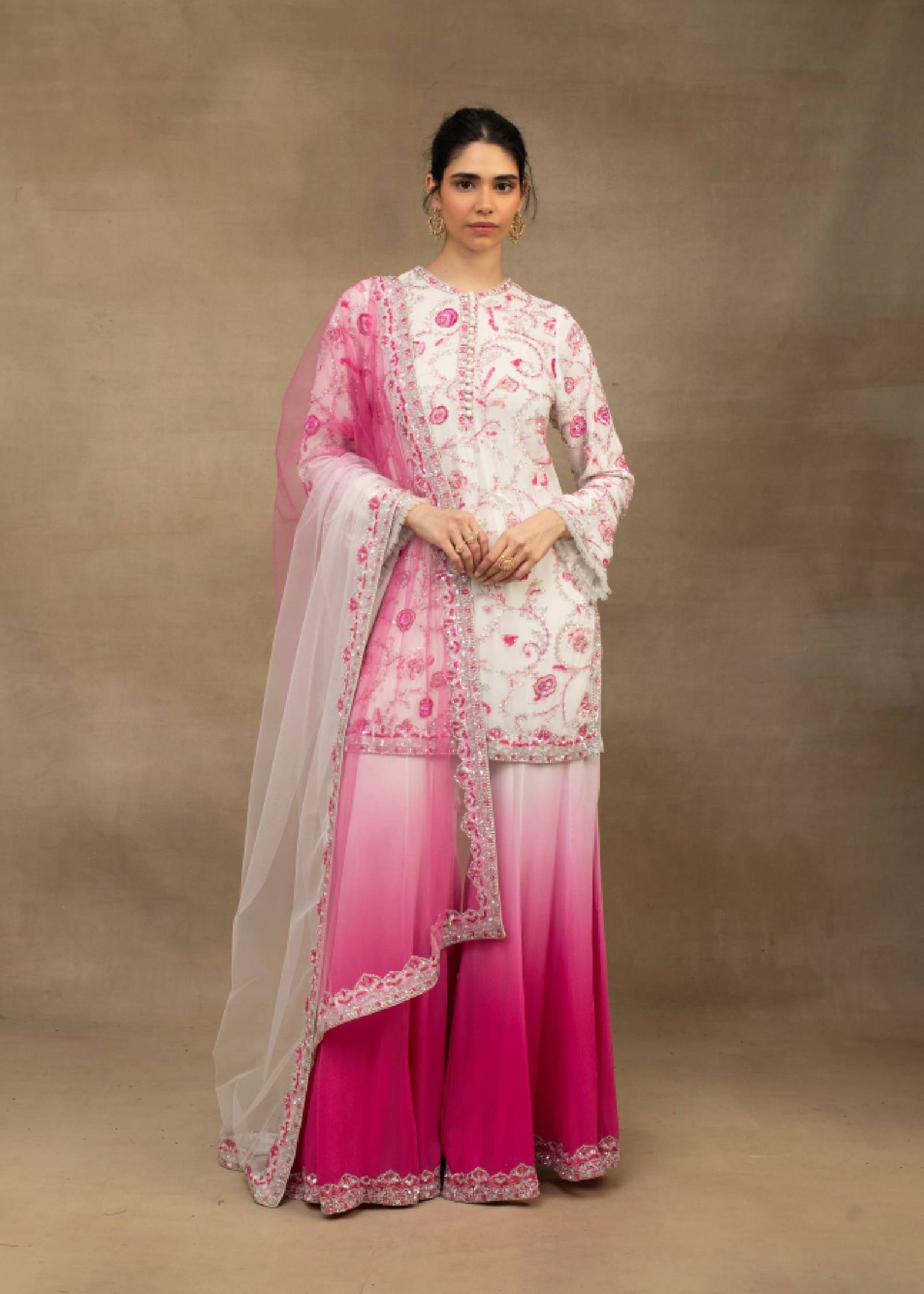 Ombré Rose Gharara