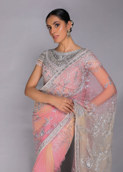 Pastel Embellished Saree