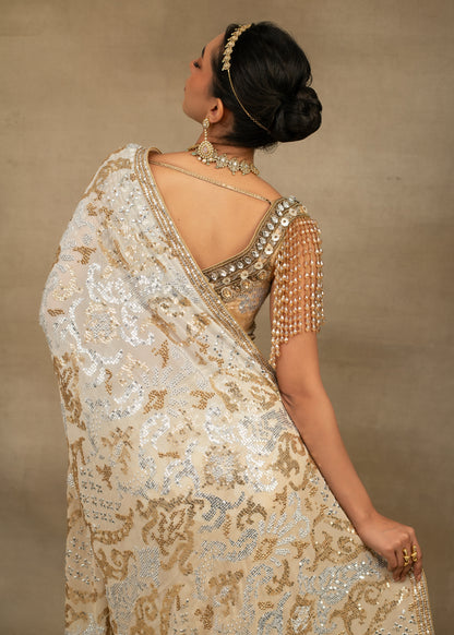 Saree with blouse