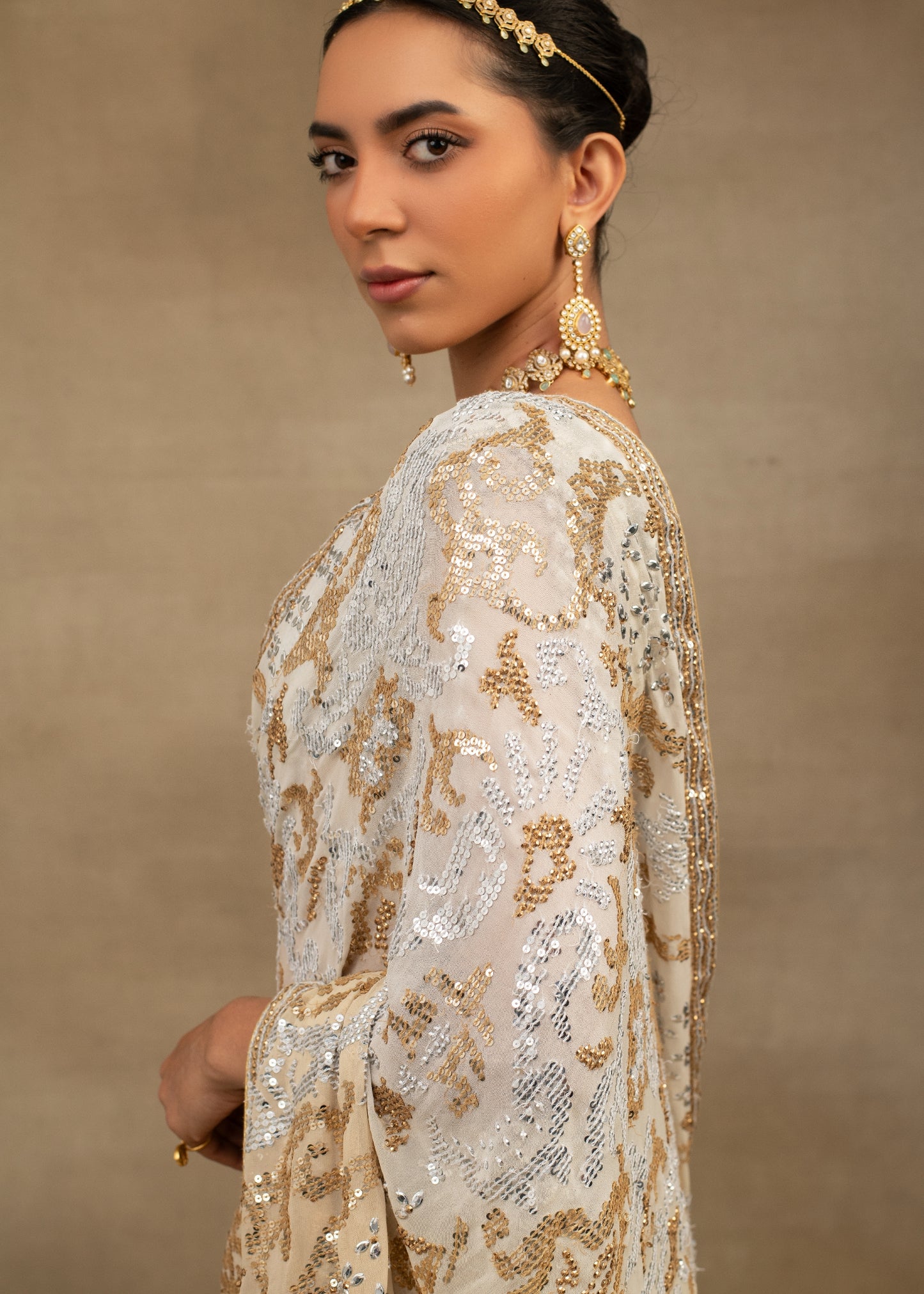 Saree with blouse