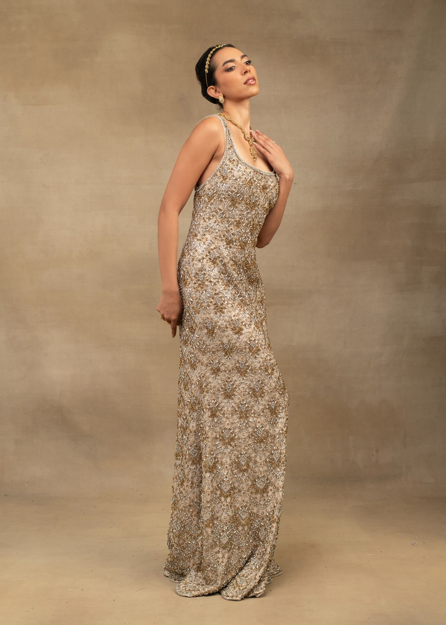 Gold and Silver Gown